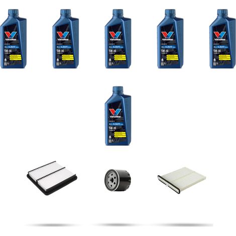 Kit tagliando 3 FILTRI e 6L OLIO compatibile con Mazda Cx-5 (KE) 2.0 Skyactiv-G 110kw dal 2012 (1/5)