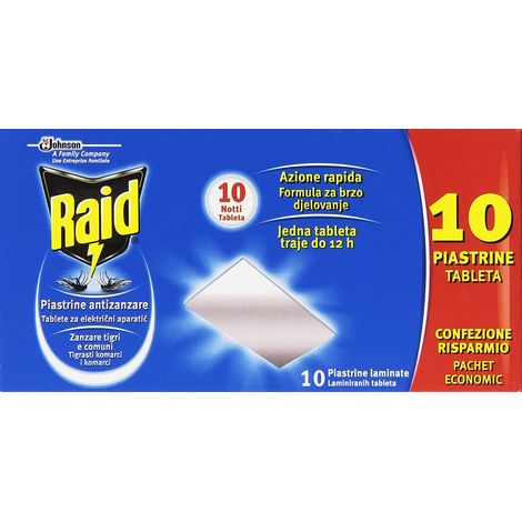 Raid Piastrine Anti Zanzare 10pz (1/2)