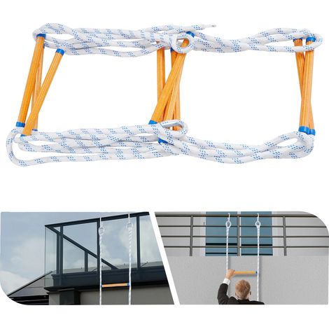 Échelle de secours ignifuge, longueur de corde de 5 m, capacité de charge de 120 kg, haute capacité de charge (1/5)
