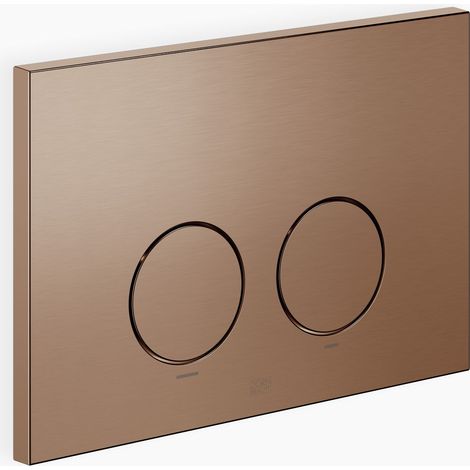 Plaques de déclenchement Dornbracht pour réservoirs de chasse