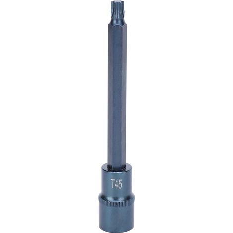 Tournevis douille étoile haute précision acier allié bleui chanfrein outil quincaillerie 1/2x150xT45 (1/5)
