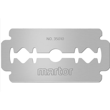 Marco Industrieklinge Ersatzklinge 43 x 22 x 0,1mm mit Gillette-Lochung 10 Stück (1/5)