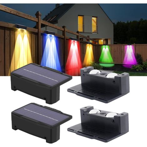 2 Pièces 8LED Lumière de Jardin Solaire, Lampes Solaires Lucioles Coloré Etanche IP65, Lumière Oscillante Lumières Solaire Firefly Extérieur Décoratives pour Allée Terrasse, Jardin, Patio (1/5)