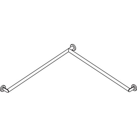 Duschhandlauf, d: 32, re, Schliff W1/W2=965 (1/3)