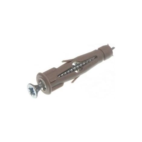 One Stop DIY Lot de 10 fixations en nylon avec vis M6 x 35 mm