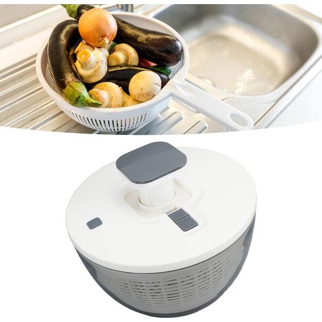 Déshydrateur de légumes à pression, essoreuse à fruits, déshydrateur domestique grande capacité, accessoire de cuisine, panier à salade égouttoir. (1/5)