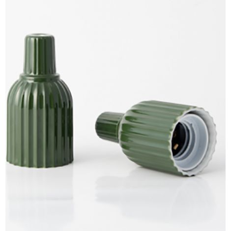 ARTY - Douille E27 Porcelaine Vert Anglais