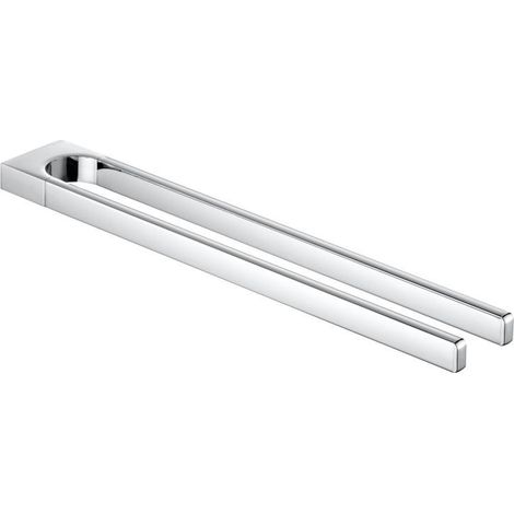 Keuco Collection Moll - Portasciugamani doppio, lunghezza 45 cm, cromo 12718010000 (1/3)