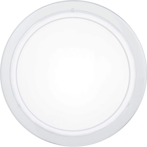 Eglo Plafoniera Planet 1 E27 Moderna Rotonda Bianca 290x85 h mm (1/5)