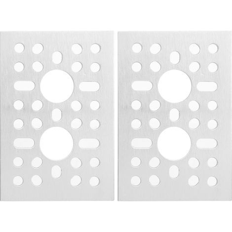 Plaque de grille en aluminium, panneau de maille mural, affichage, composant de contrôle industriel 3123 – 0048 – 0072, 2 pièces (1/5)