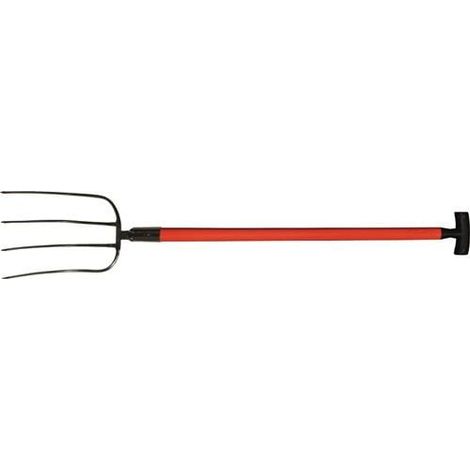 Fourche à dents Zinken-L.320mm 4 dents Fibres de verre Tige en T 3001 G.1630g (1/3)