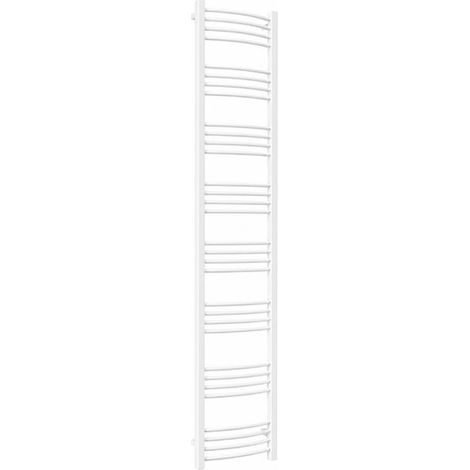 Sèche-serviette eau chaude blanc de 1860mm de haut et 600mm de large - 937 Watt - LEN1860/600SXB (1/5)