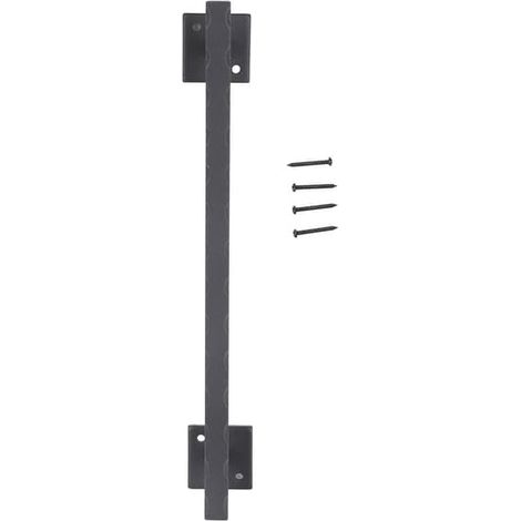 Poignée de porte coulissante en acier mat dépoli pour garage, armoire, portail, maison (1/5)