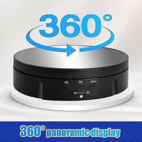 Plateau tournant électrique, plateau tournant à 360 degrés, plateau tournant électrique pour gâteaux (1/2)