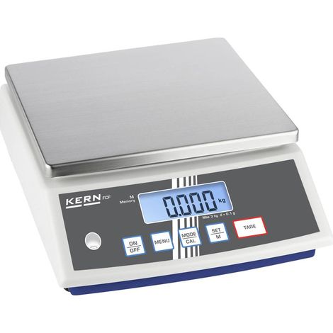 Kern Bilancia da tavolo FCF 30K-3 Portata max. 30 kg Risoluzione 1 g via alimentatore a spina Multicolore (1/3)