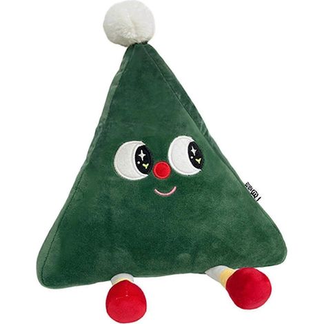 Coussin décoratif sapin de Noël, peluches douces et confortables pour canapé et salon.-Style A (1/5)