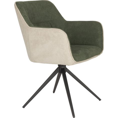 Fauteuil design, Fauteuil vintage Daley Vert en Polyester, BOITE A DESIGN (1/5)