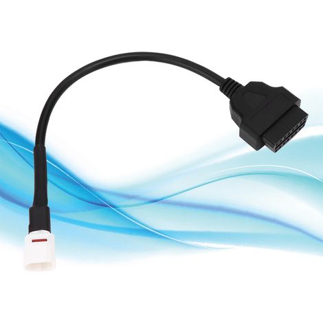 Câble de diagnostic OBD2 pour moto Yamaha - Lecteur de codes défaut 4 broches (1/5)