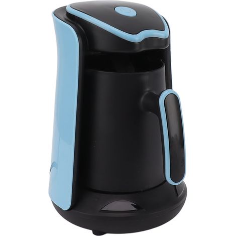 Cafetière électrique isotherme 500 ml en acier inoxydable, bleue, prise européenne 220 V, idéale pour le bureau (1/5)