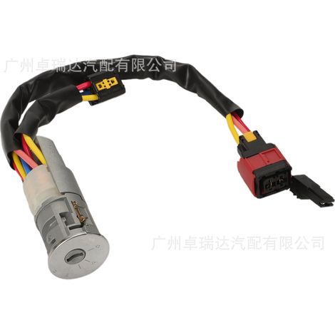 Cylinder cylinder of allumage contactor 4162P0 with 2 door locks for Peugeot 206 1998-2010 (1/4)