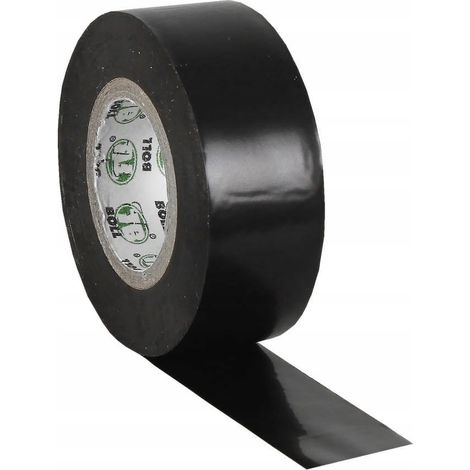 Cinta aislante Boll 19 mm x 10 m negra (1/2)