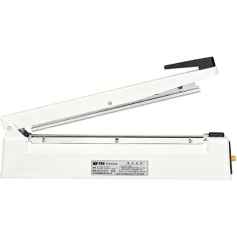 250W 400 mm Scelleuse Thermique , Blanc,Thermoscelleuse Machine, Impulse Heat Sealer, Machine à Sceller à Chaud, Soudeuse Thermique, Thermoscelleuse, pour Sacs en Plastique, PE, PP, Mylar (1/5)