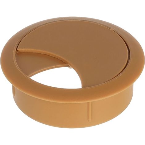 Passe-câble rond 60 mm en plastique hêtre H2O Riex EK62 (1/2)