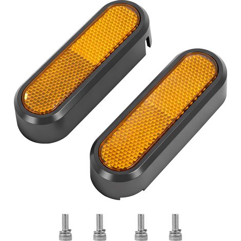 Reflective yellow decorative cover with screws for the rear wheel side cover of the Xiaomi 5 electric scooter