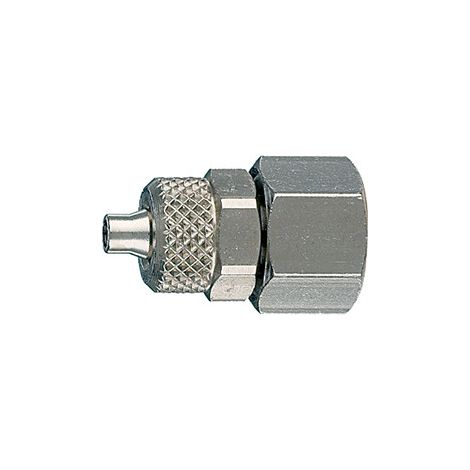 RACCORDI FISSAGGIO TUBO NYLON DRITTO FEMMINA 1/8" 1/4" 3/8" 1/2" 1/8" - 5X3 (1/3)