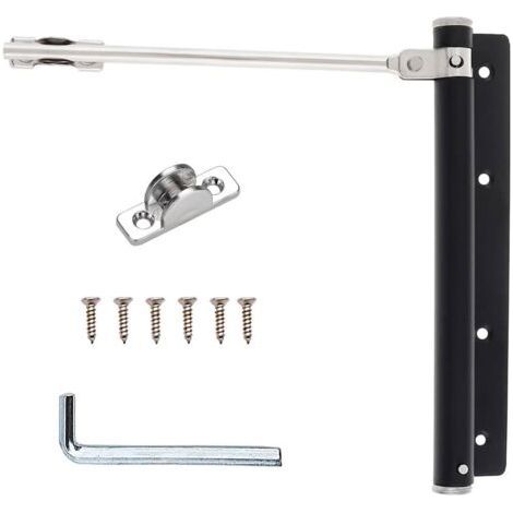 Porte Closers, Ferme Porte Automatique, Ferme Porte à Ressort, Ferme Porte en Acier Inoxydable, Réglable Ferme Portes Avec Vis, Pour les Portes Intérieures et Extérieures Maison & Bureau & Hôtel (1/5)