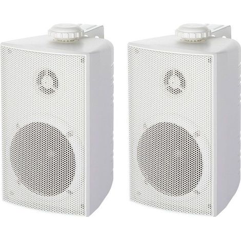 DISCORAMA ® - 2X ALTOPARLANTI DA ESTERNO DIFFUSORI ACUSTICI HIFI, ALTOPARLANTI DA SCAFFALE CASSE AUDIO PASSIVE (1/3)