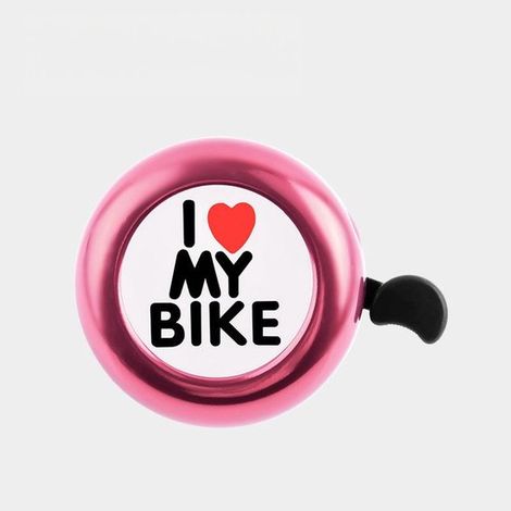 2 timbres de bicicleta para niños, mini timbre para bicicleta, patinete, triciclo, mini timbre de bicicleta, regalo para el Día del Niño, rosa (1/5)