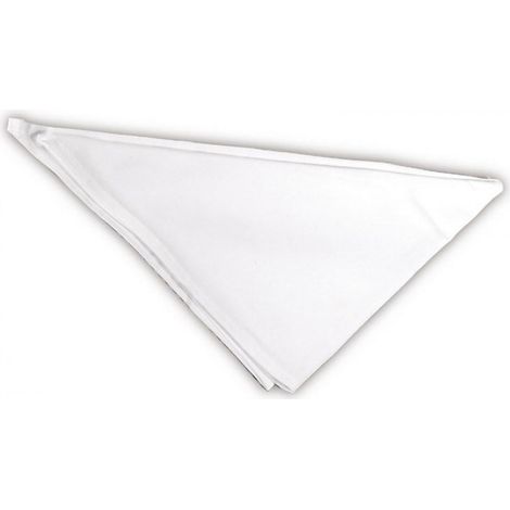 Fazzoletto cuoco a triangolo cuoco Giblor’s bianco art. 404