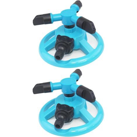 2 pcs Arroseur de pelouse à 360 °, arroseur de jardin, buse rotative automatique pour arrosage automatique de la pelouse, du jardin et du potager (bleu) (1/5)