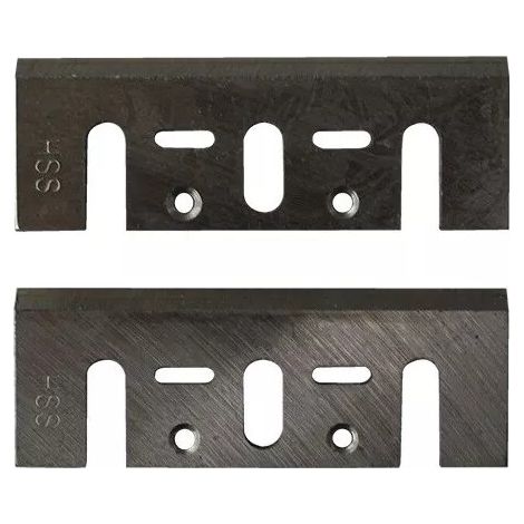 Jeu de 2 fers de rabot réaffûtables - acier HSS - 1806B