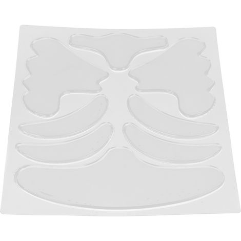 8 en 1 Patchs anti-rides réutilisables en silicone, correcteur de rides et ridules, soin visage lissant, lot de 8 (1/5)