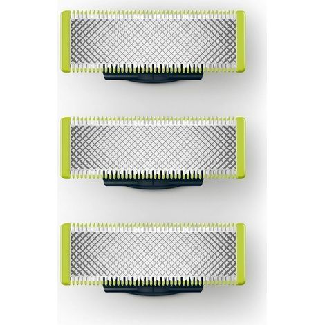 Kompatibel mit OneBlade – Ersatzklingen für den OneBlade Elektrorasierer/Trimmer, langlebiger Edelstahl, zum Trimmen, Stylen und Rasieren, 3er-Packung (1/5)