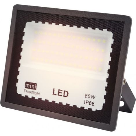 FAB 147490509 Zirkon Projektor 50w 4000k Schwarz 5000lm 120º 13,2x16,2x2,3 Cm Ip66 (1/2)