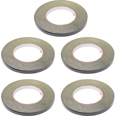 5 pièces de ruban isolant en tissu acétate, épaisseur 0,22 mm, largeur 10 mm, longueur 30 m, pour faisceaux de câbles électriques (version standard) (1/5)