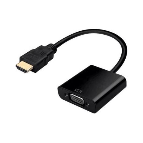 Adaptateur HDMI vers VGA - HAPPYHOMY - 1080P - Noir - PC, Laptop, PS3, XBOX360 (1/4)