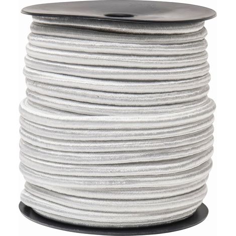 Werka Pro – Bobine tendeur blanc 10mm x 40 mètres – Polypropylène pour usage intensif – Système de tension optimisé pour chantiers exigeants