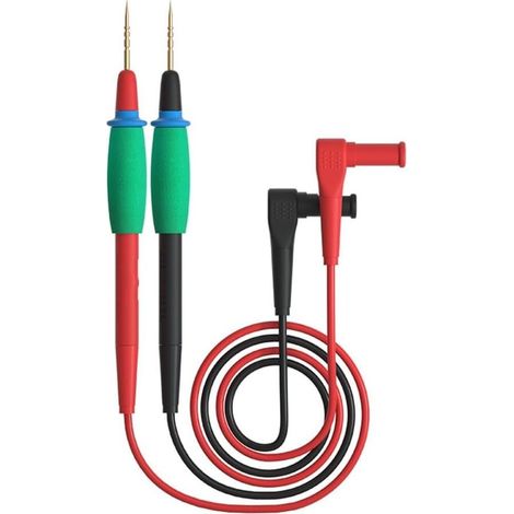Câbles de sonde de multimètre compatibles avec multimètres, fil en silicone de 136 cm Matériau résistant à la chaleur, poignée isolée antidérapante, convient pour la réparation électronique et les (1/5)