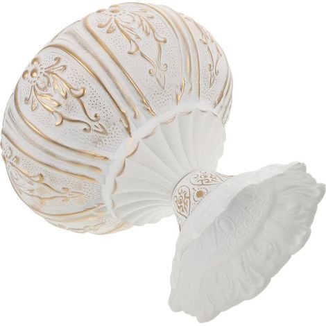 Jardinière en Fer Blanc Vintage à Large Ouverture – Pot de Fleurs Extérieur Décoratif D’urne – Jardinière Robuste pour Véranda, Porche et Centre de Table D’hôtel (1/5)