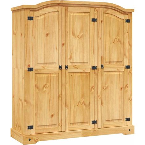Maison Exclusive - Armadio in Legno di Pino Messicano Corona Range 3 Ante