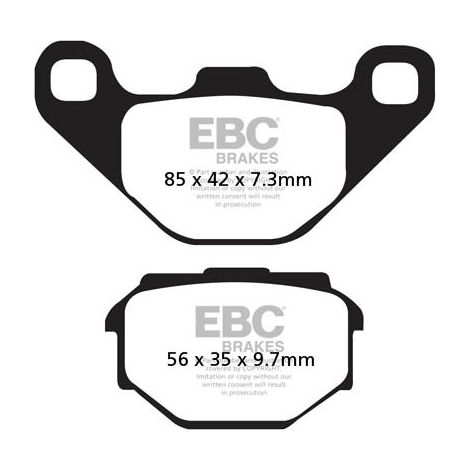 EBC FA173 Bremsbeläge (Satz für 1 Bremsscheibe)