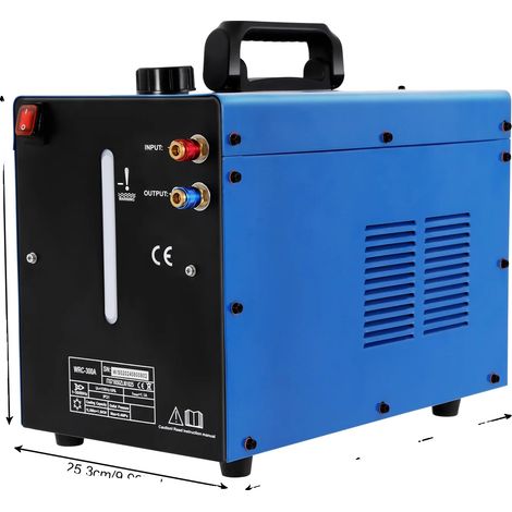 Refroidisseur d'eau de soudage, pompe efficace, capacité du réservoir de 10L, Bleu (1/2)