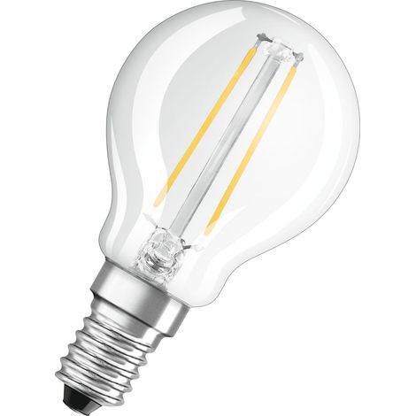 LED Tropfen E14 1,5W 136lm klar (1/4)