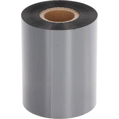 Ruban transfert thermique 80mmx300m / 3.15inx984.25ft pour imprimante, étiquette autocollante code-barres, accessoire d'impression (1/5)