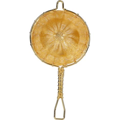 Infuseur à thé en cuivre pur réutilisable passoire à feuilles de thé pour théière maison bureau (1/5)