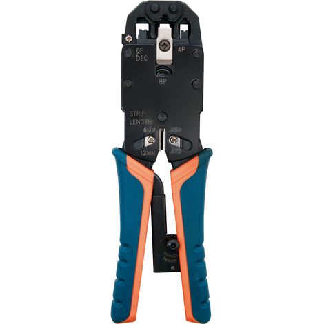 Pince à sertir nanocacle noir et orange métal (1/4)
